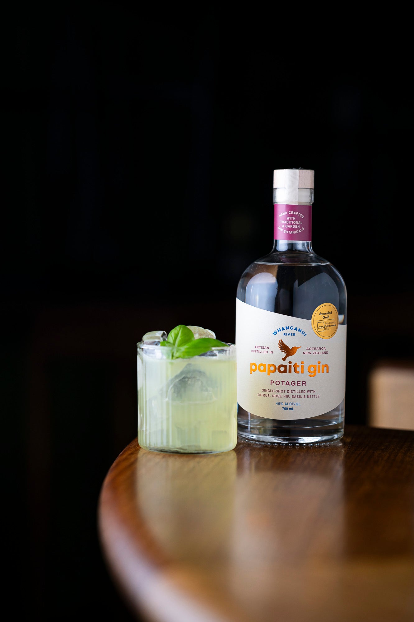 Papaiti Potager Gin 700ml - Ginny's NZ