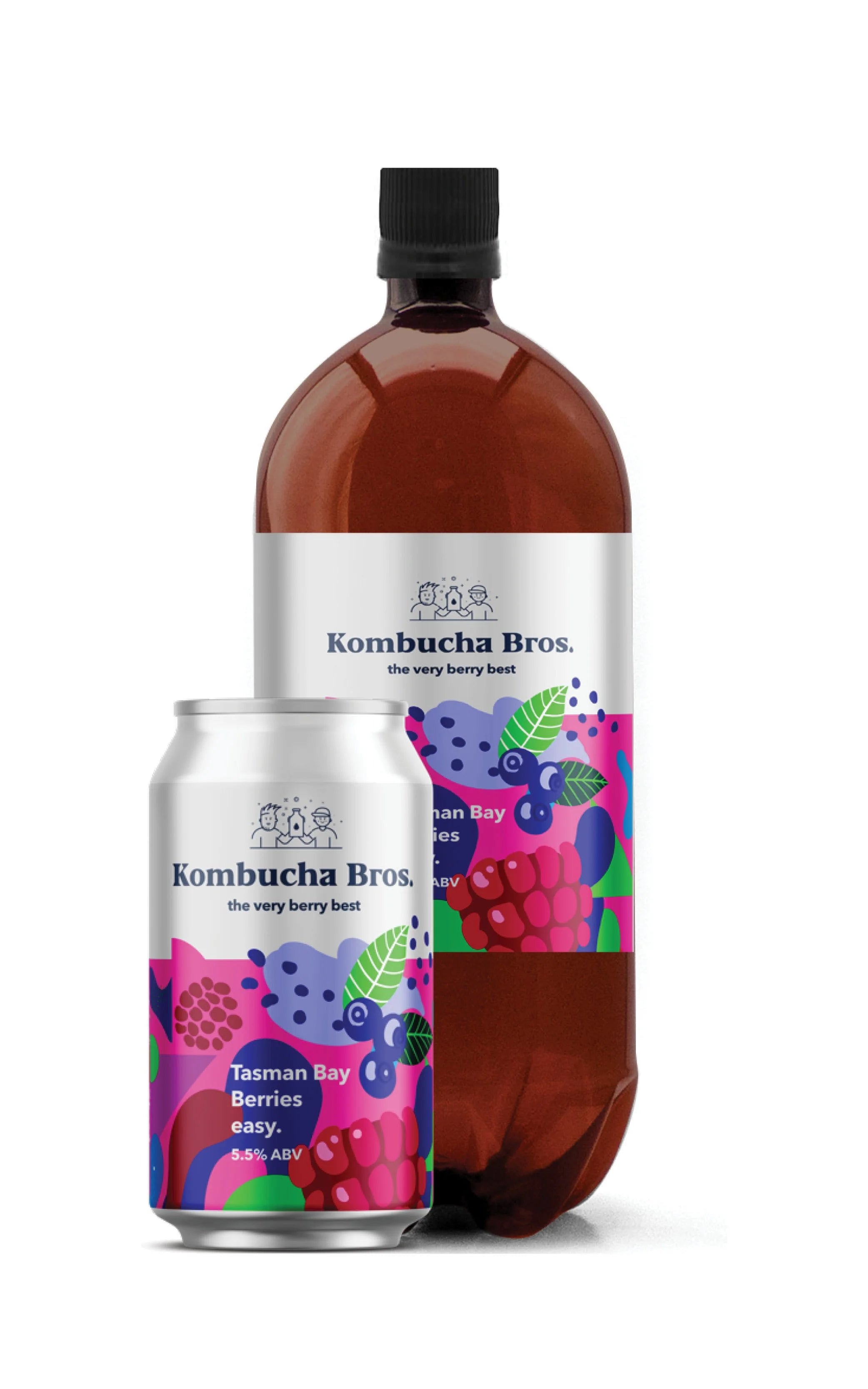Kombucha Bros Mixed Berries 5.5%