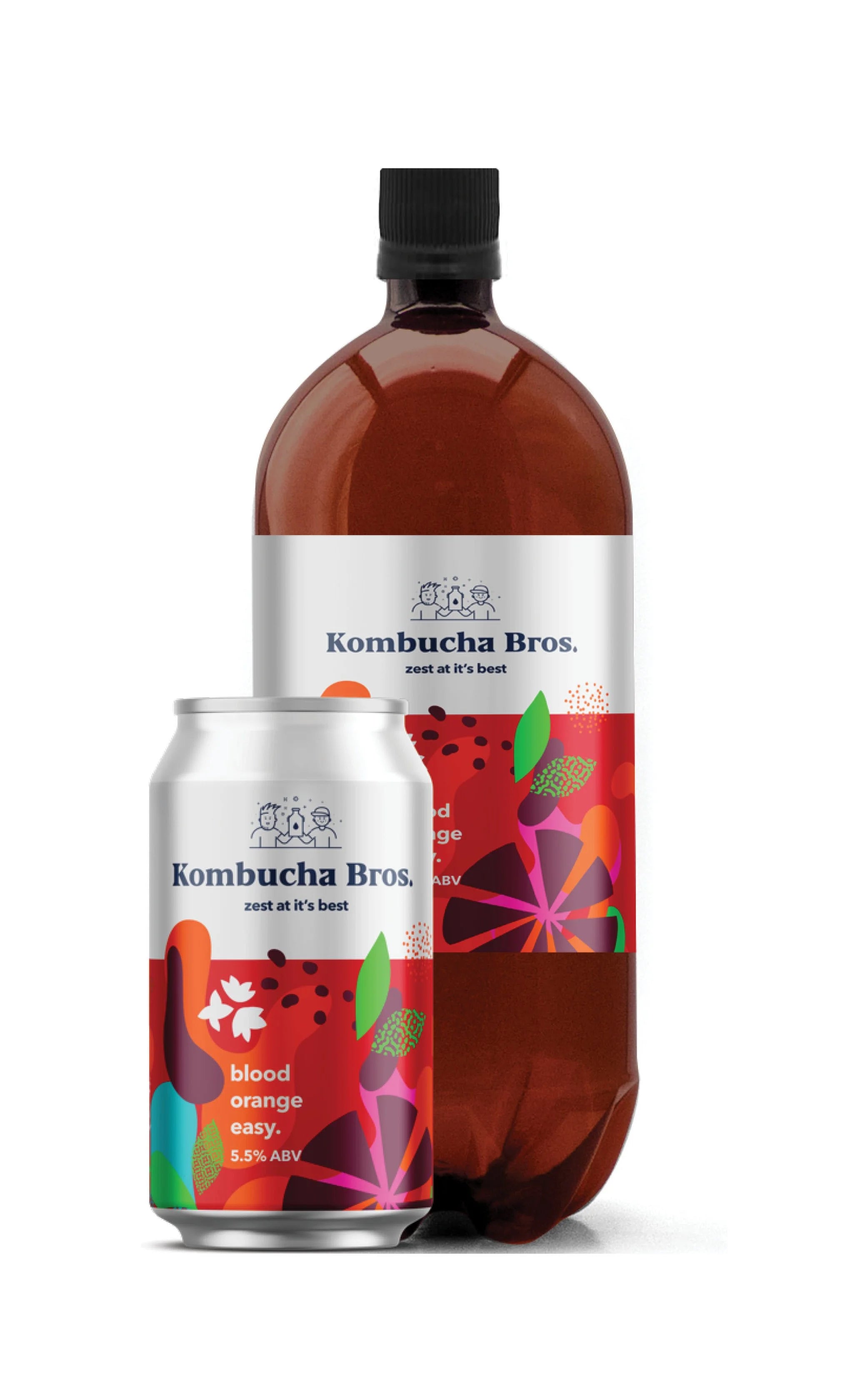 Kombucha Bros Blood Orange 5.5%