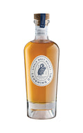 Bottle of Laughing Owl Single Malt Whiskey on a white background