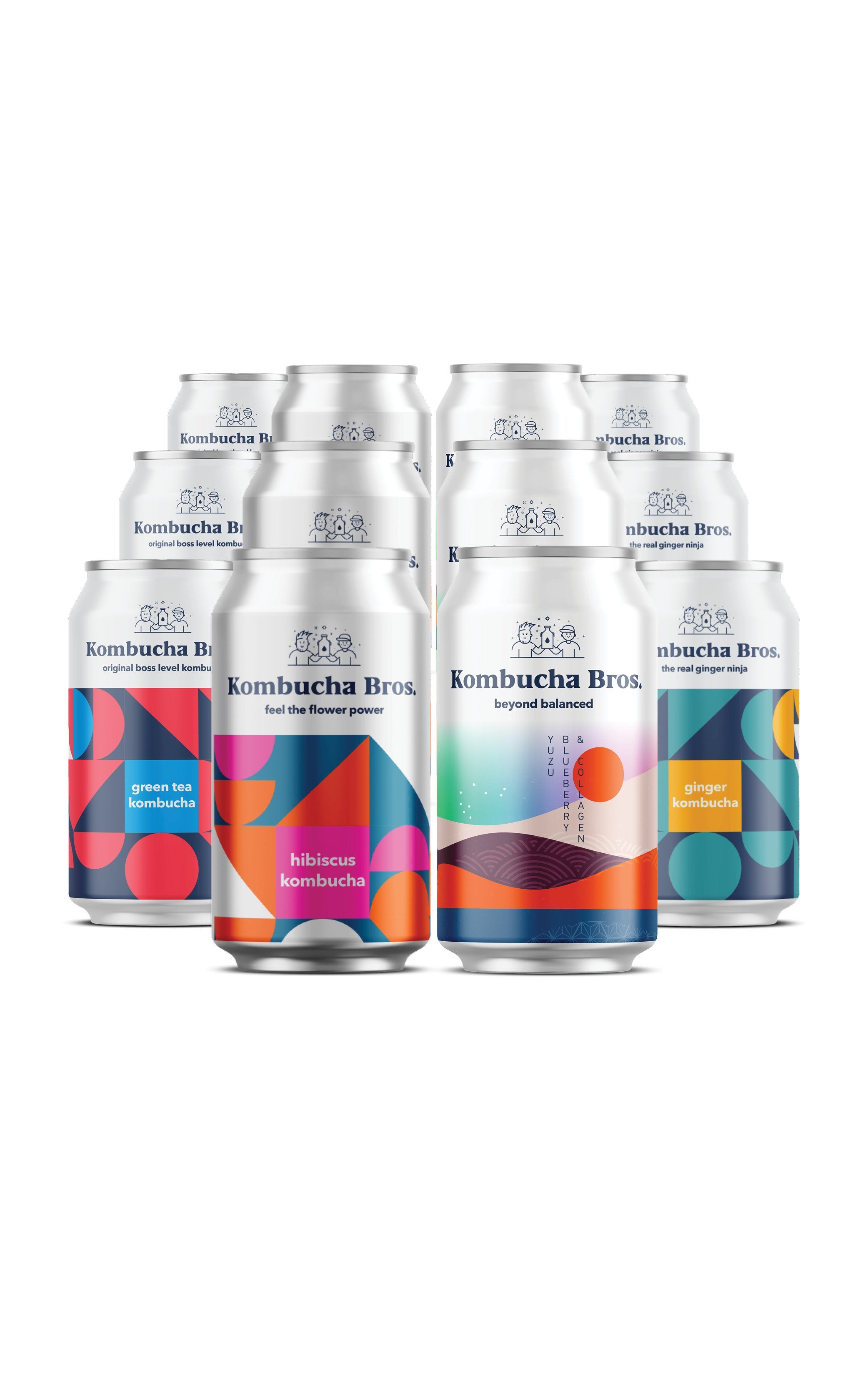 Kombucha Bros Mixed Non-Alcoholic 12PK