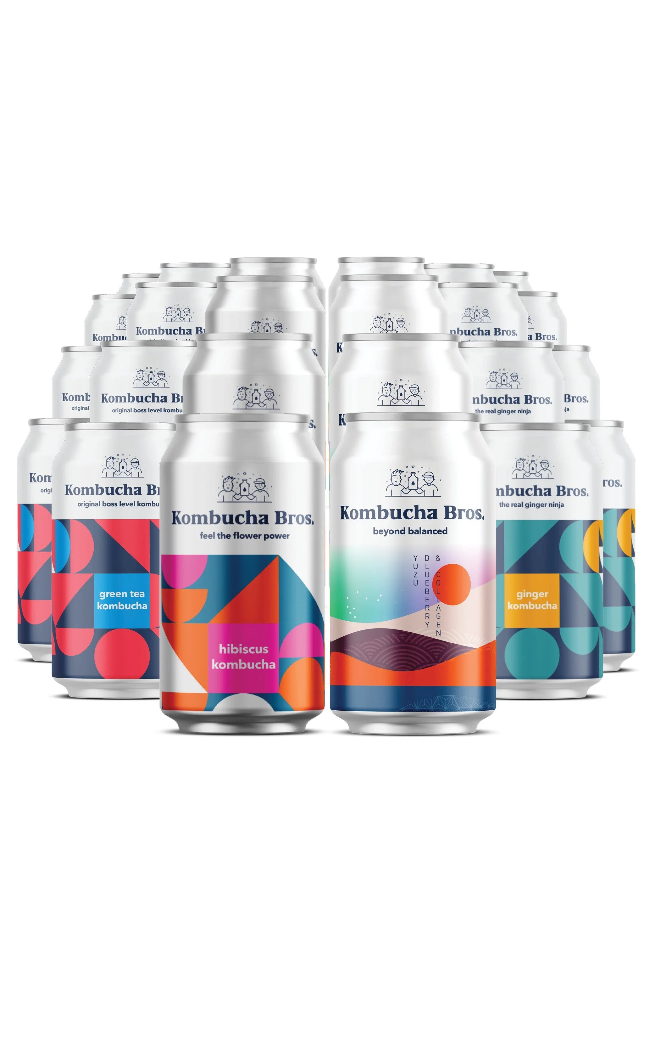 Kombucha Bros Mixed Non-Alcoholic 24PK