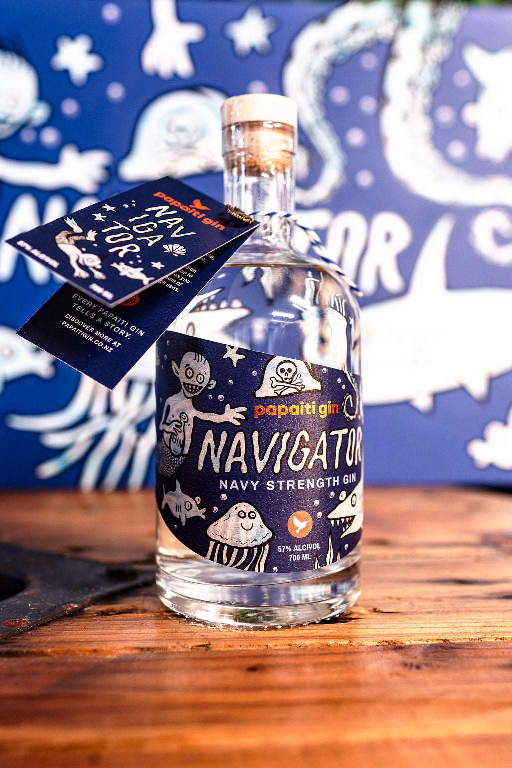 Papaiti Navigator Navy Strength Gin 700ml
