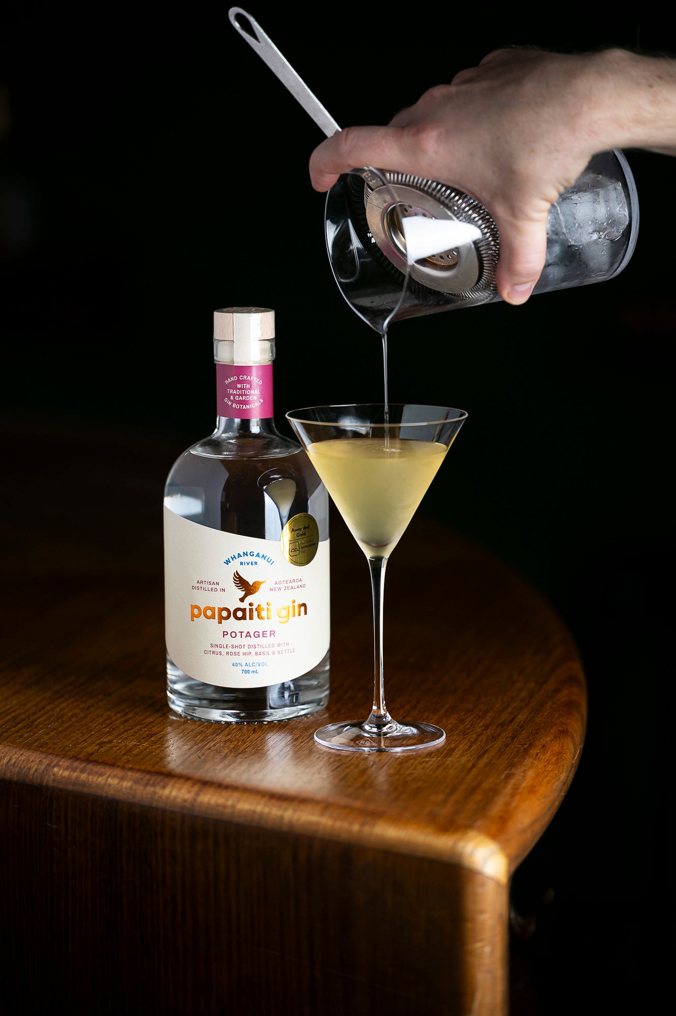 Papaiti Potager Gin 700ml - Ginny's NZ