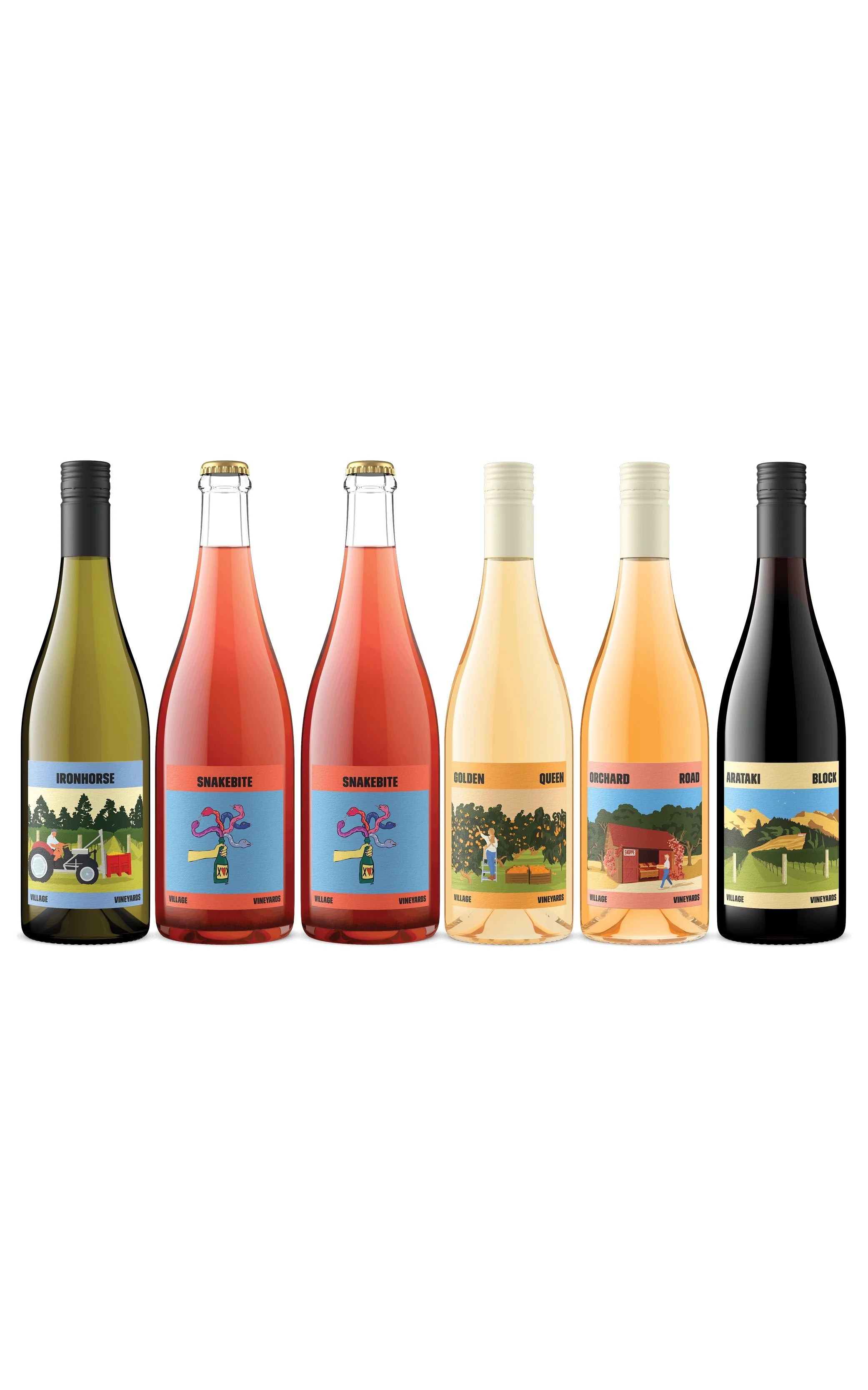 Village Vineyards Sampler Six