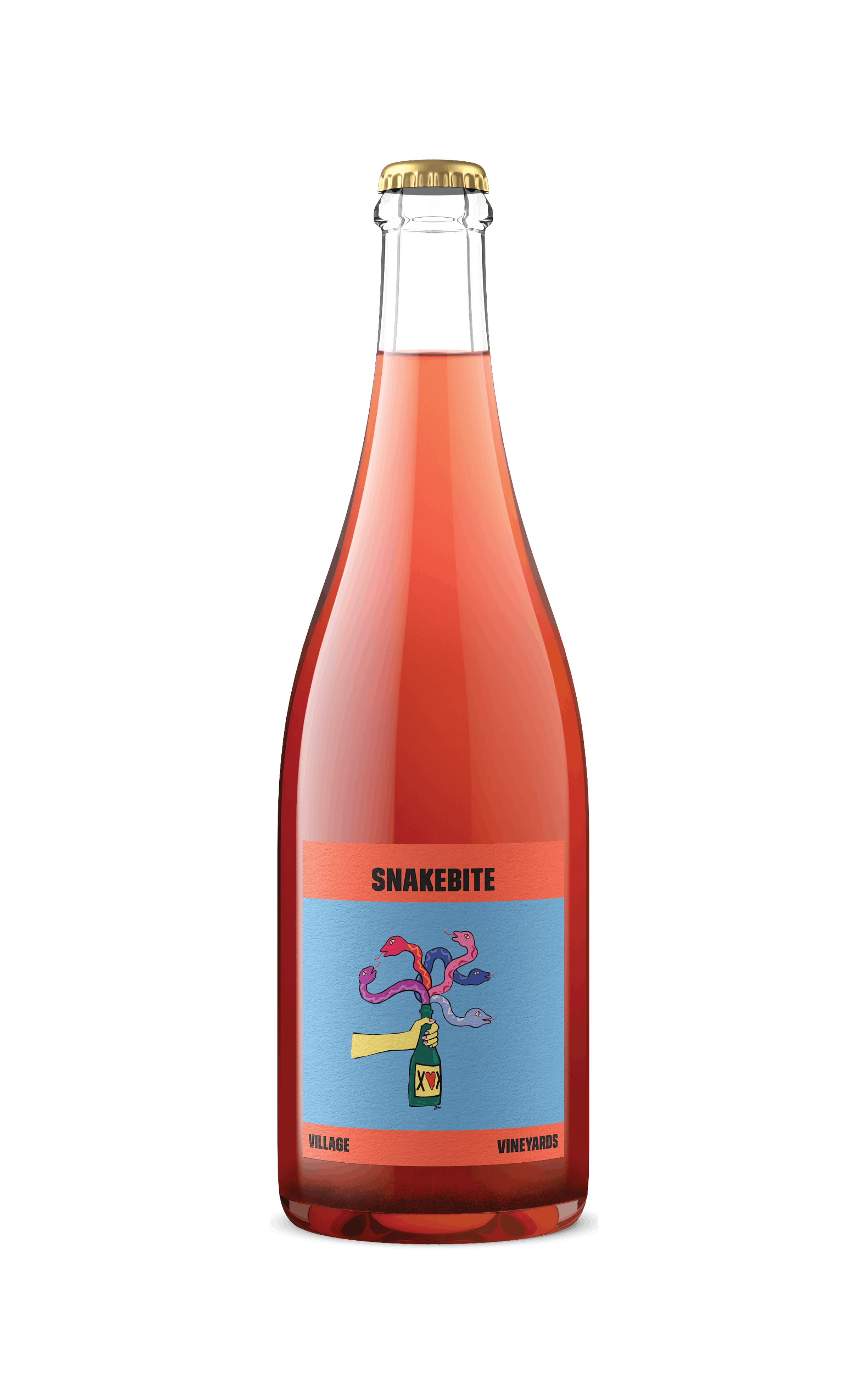 Village Vineyards Snake Bite Hawkes Bay Syrah Pet-Nat 2025